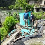 इंटर कालेज निजमुला का भवन पर भू-धंसाव की जद में