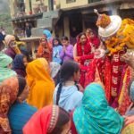 मंगरोली गांव के प्रवास पर पहुंची अनसूया देवी की रथडोली