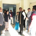 मुख्य सचिव ने हर्रावला स्थित नवनिर्मित मैटरनिटी एवं कैंसर अस्पताल का किया निरीक्षण