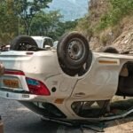 बदरीनाथ हाइवे पर कार दुर्घटनाग्रस्त, सभी यात्री सुरक्षित