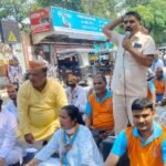 भू-माफियाओं के खिलाफ सुराज सेवा दल का सीएम आवास कूच
