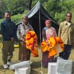 भूस्खलन ने उजाड़े चार परिवारों के आशियाने, रेडक्रॉस ने पहुंचाई राहत